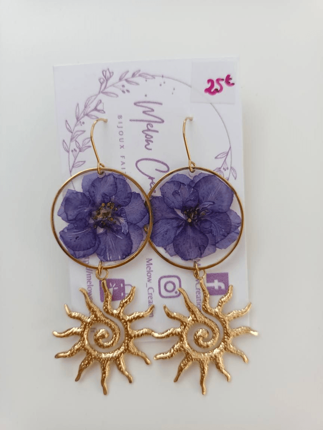 Modèle unique - Fleurs séchées Soleil vide