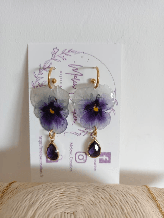 Commande personnalisée - Parure pensée 
