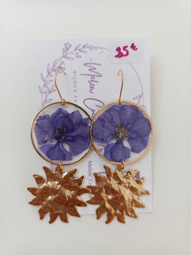 Modèle unique - Fleurs séchées Soleil plein