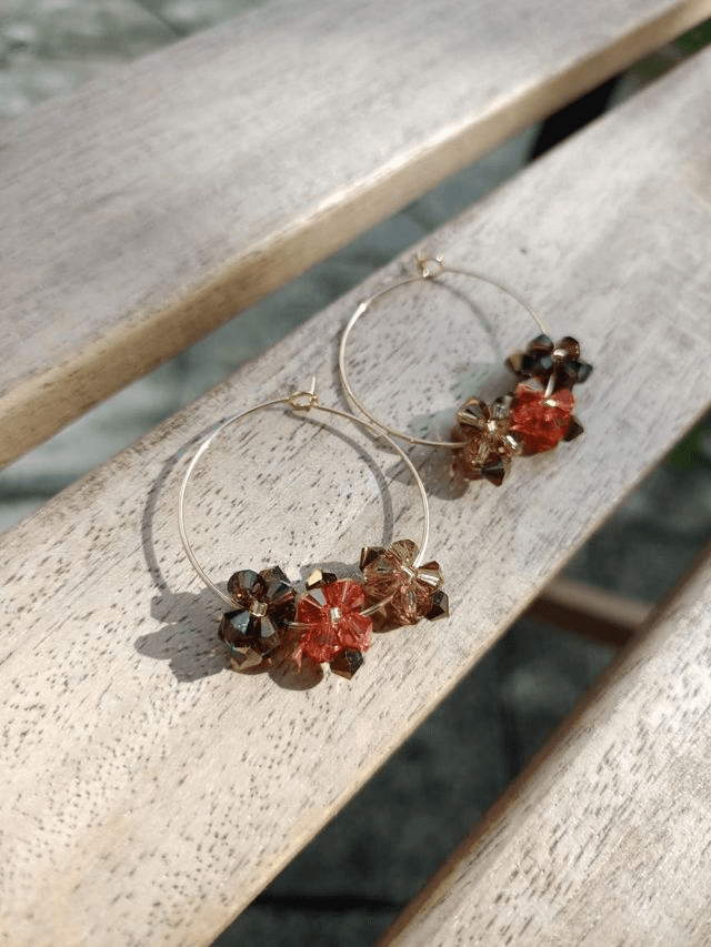 Fleurs de Cristal - Or - Rose