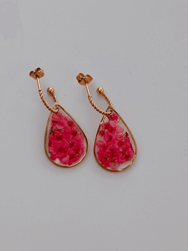 Commande personnalisée - Fleurs séchées roses