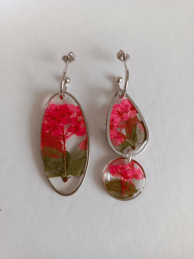 Modèle unique - Fleurs séchées asymétrique 